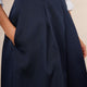 DB X Wyse Taffeta Skirt - Navy