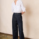 DB X Wyse Wide Leg Pleat Jean - Rinse Wash