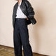 DB X Wyse Wide Leg Pleat Jean - Rinse Wash
