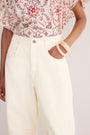 DB x WYSE Uma Barrel Jean - Ivory