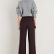 DB x WYSE Wool Blend Pleated Trouser - Cocoa