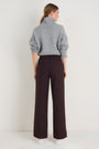 DB x WYSE Wool Blend Pleated Trouser - Cocoa