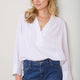 Dakota Linen Blouse - White