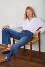 Dakota Linen Blouse - White