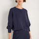 Daphne Knitted Travel Sweat - Midnight