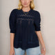 Deedee Ric Rac Top - Midnight