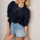 Deedee Ric Rac Top - Midnight