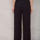 Delphine Cropped Pull On Trouser - Black