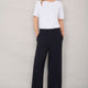 Delphine Cropped Pull On Trouser - Midnight