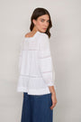 Diandra Square Neck Top - Ivory