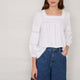 Diandra Square Neck Top - Ivory