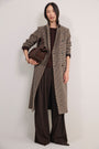 Dorothea Coat - Chocolate Check