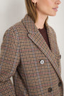 Dorothea Coat - Brown Check