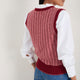 Drew Stitch Tank - Merlot/Dusty Rose