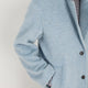 Dylan Drawn Cloth Coat - Blue