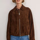 Eden Suede Jacket - Chocolate