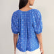 Edie Blouse - Soft Cobalt Shibori