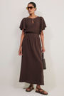 Eliana Dress - Cocoa