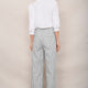 Eliana Trouser - Blue/Ivory Stripe