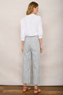 Eliana Trouser - Blue/Ivory Stripe