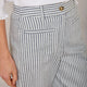 Eliana Trouser - Blue/Ivory Stripe