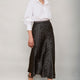 Ella Silk Skirt - Grey Leopard