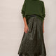 Ella Silk Skirt - Khaki Leopard