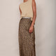 Ella Silk Skirt - Leopard