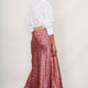 Ella Silk Skirt - Pink Floral