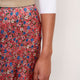 Ella Silk Skirt - Pink Floral