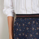 Ella Silk Skirt - Midnight Sprig Floral
