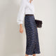 Ella Silk Skirt - Midnight Sprig Floral