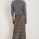 Ella Silk Skirt - Retro Floral Scarf