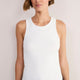 Elle Ribbed Vest - White