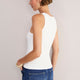 Elle Ribbed Vest - White