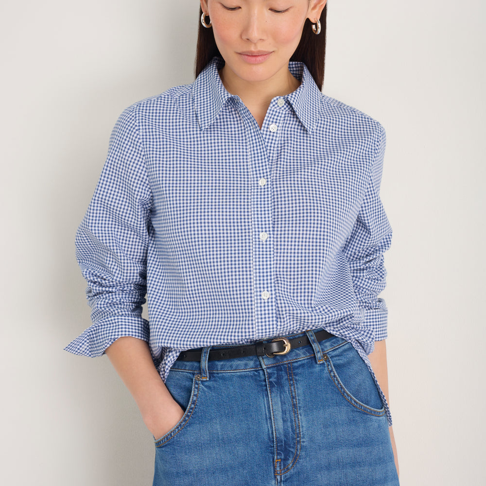 Elma Shirt - Midnight Gingham