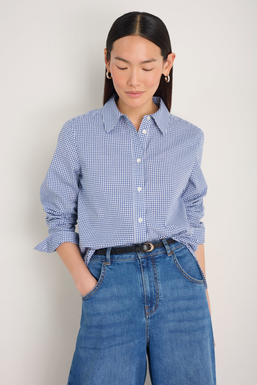 Elma Shirt - Midnight Gingham