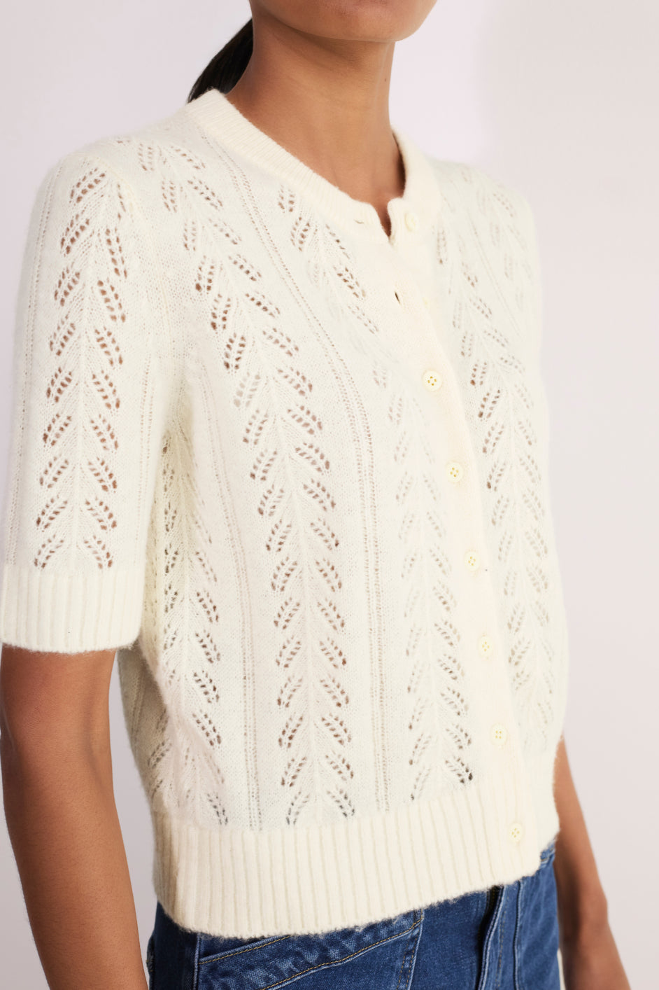 Elodie Cardigan - Ivory