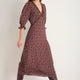Elodie Dress - Mocha Spot