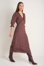 Elodie Dress - Mocha Spot