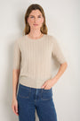Elodie Knit Top - Parchment