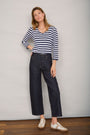 Elyna Tee - Midnight/Ivory Stripe