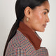 Emilia Check Coat - Dogtooth