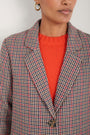 Emilia Check Coat - Dogtooth