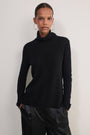 Erica Davies x WYSE Cashmere Roll-Neck Jumper - Black