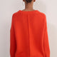 Erica Davies x WYSE Chunky Crew Neck Jumper - Orange