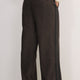 Erica Davies x WYSE Wool Trouser - Brown Check Side Stripe