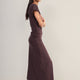 Esme Jersey Dress - Chocolate