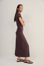 Esme Jersey Dress - Chocolate