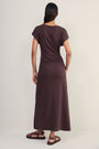 Esme Jersey Dress - Chocolate